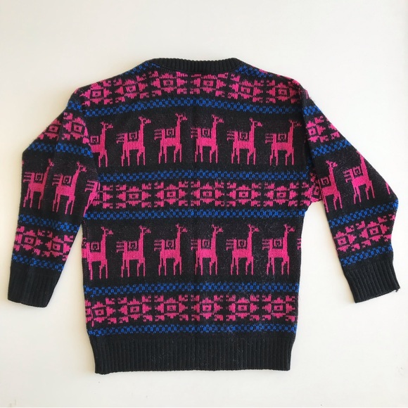 Knitcraft Canada Children's 90s Pullover Knit Sweater Vtg Pink Alpaca Pattern - Picture 6 of 6